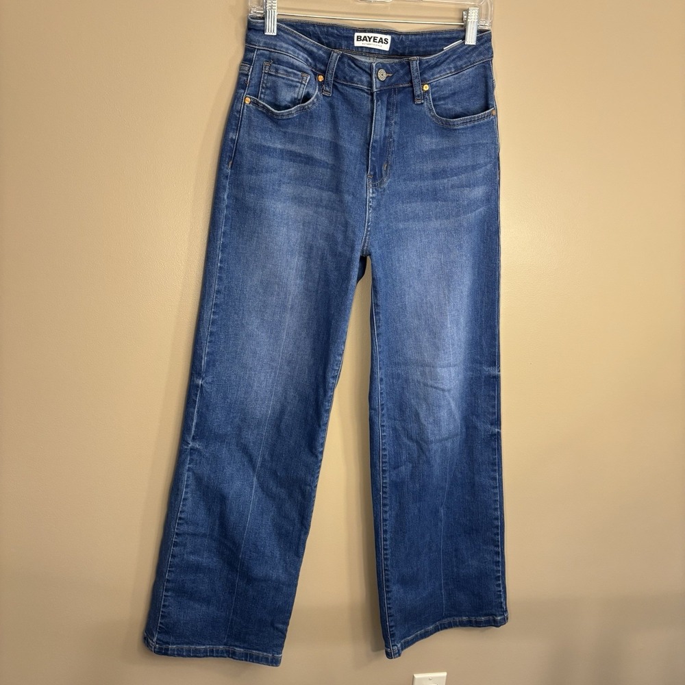 Bayeas Authentic Style High Rise Wide Leg Jeans Womens Size 28